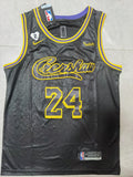 Nike NBA Los Angeles Lakers #24 Kobe Bryant Mamba Mentality City Edition Swingman Jersey – Black