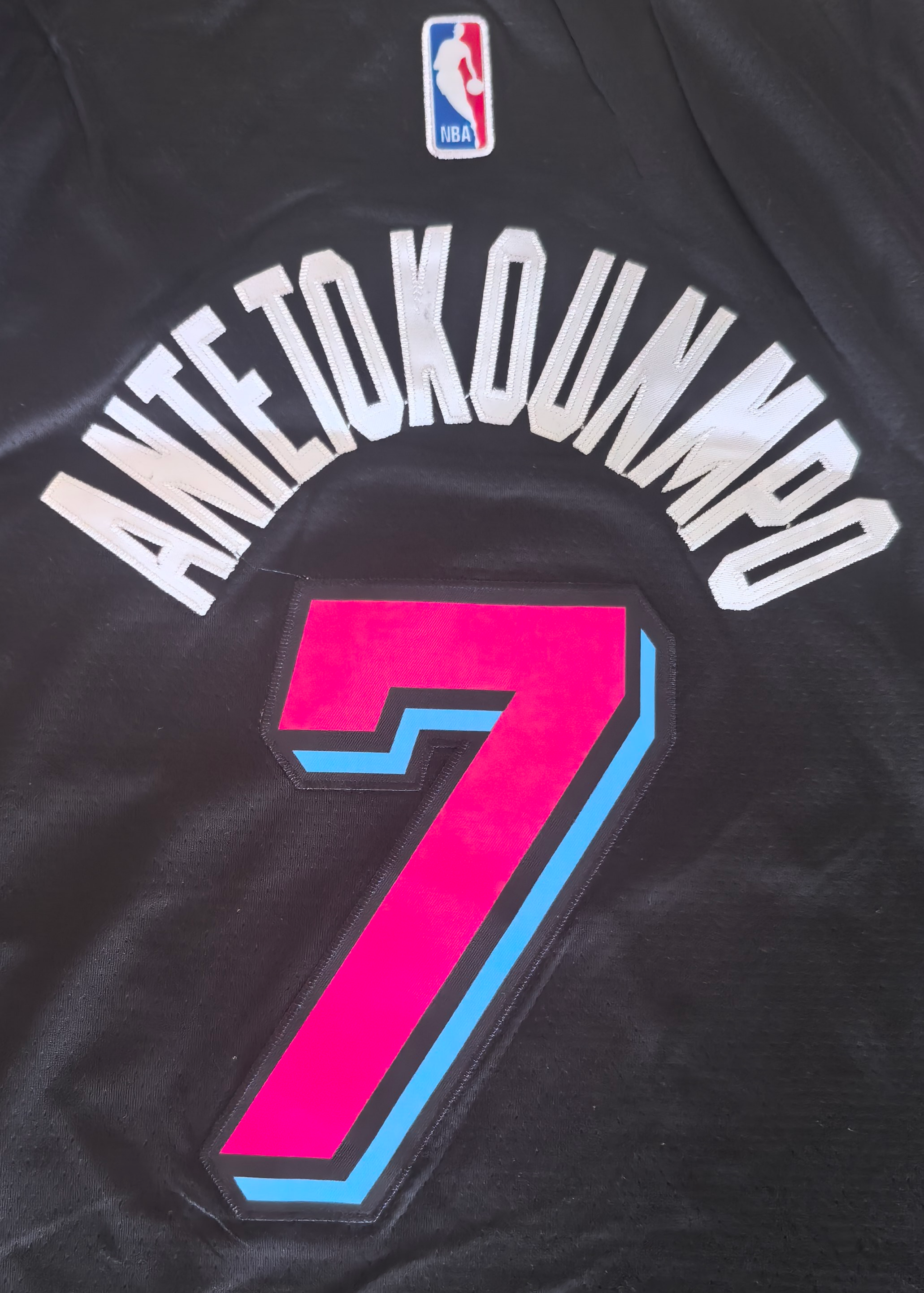 NBA Miami Heat #7 Giannis Antetokounmpo City Edition Black Jersey