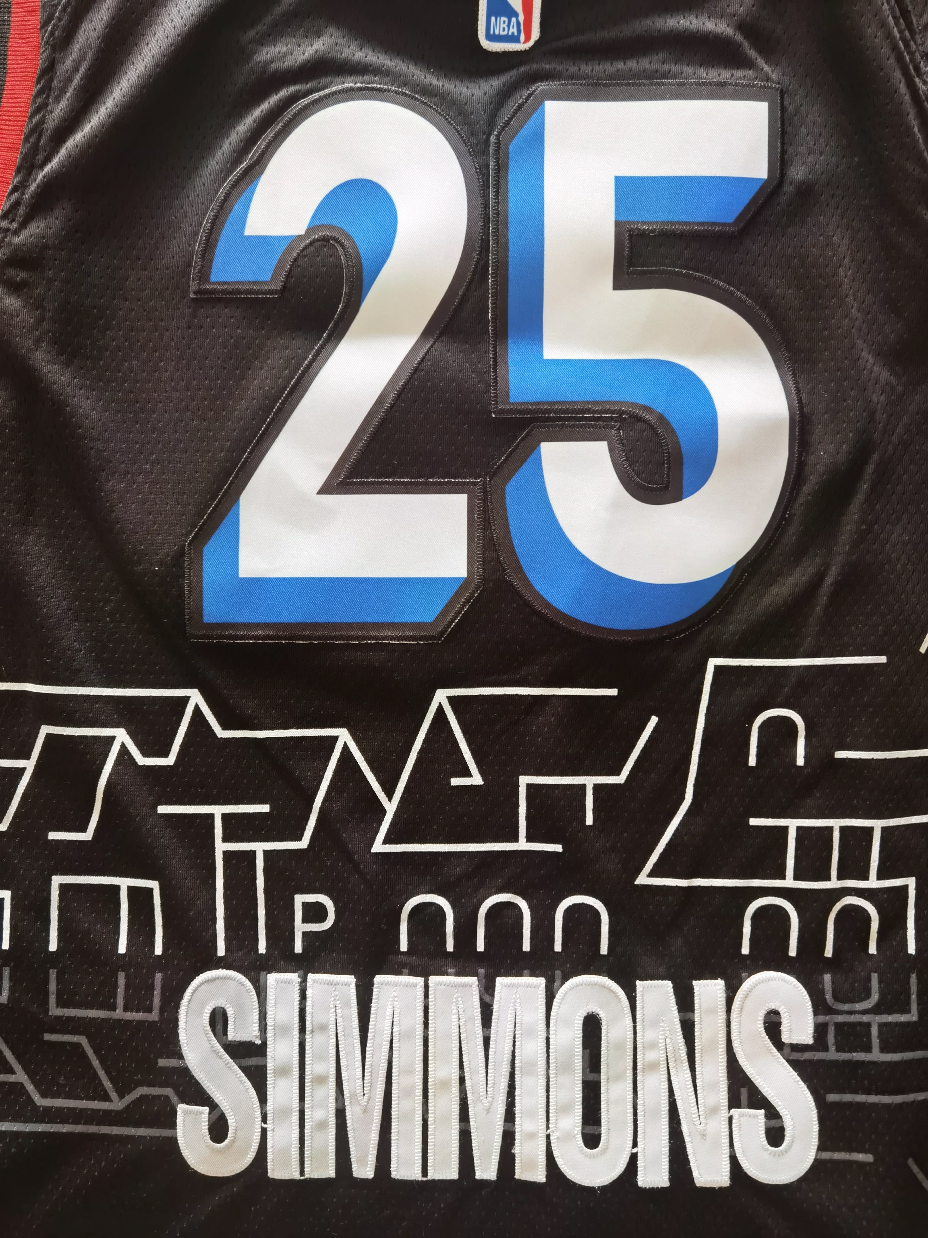 2020-21 NBA Philadelphia 76ers #25 Ben Simmons City Edition Black Jersey