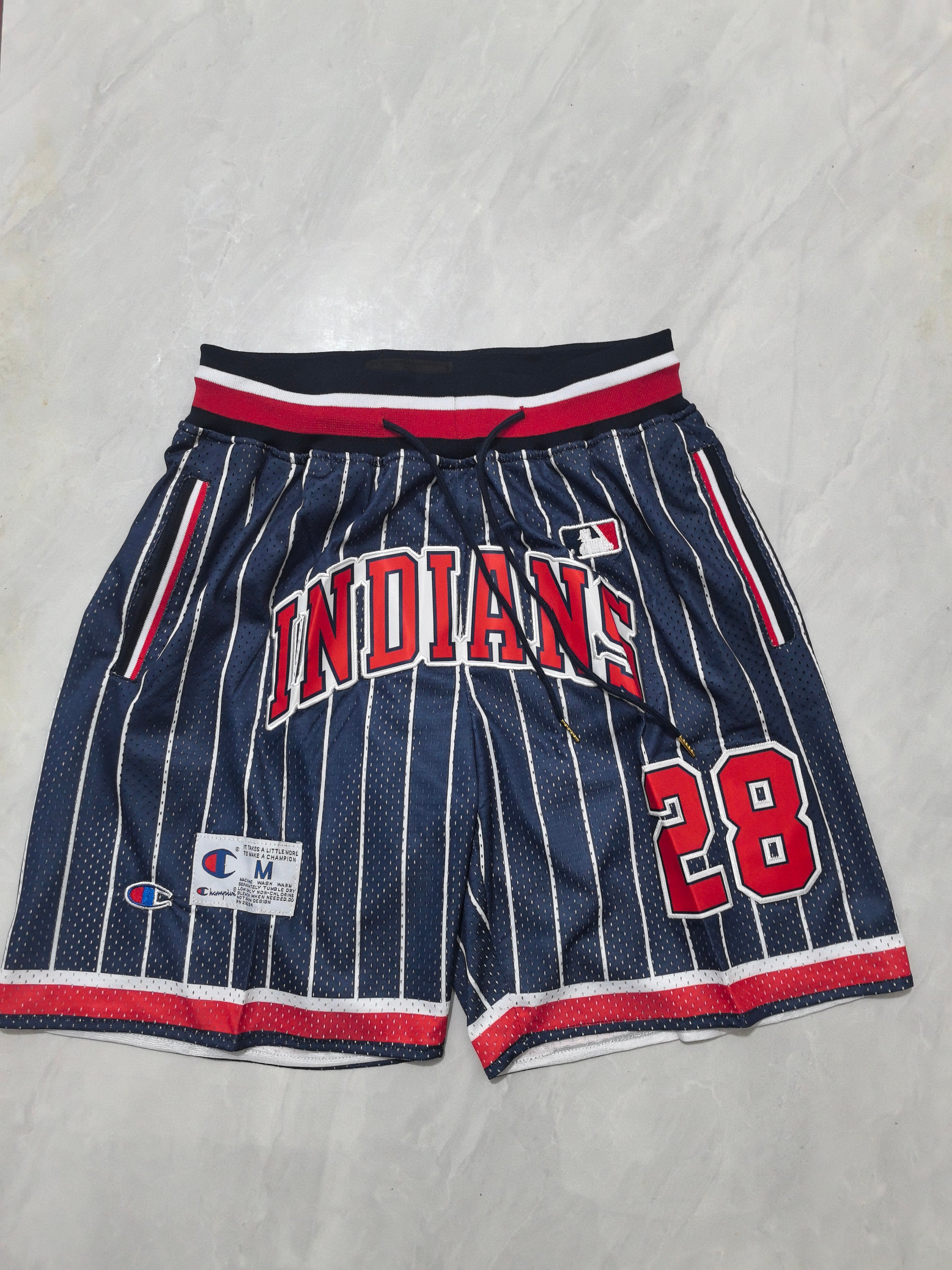 Champion MLB Retro Pinstripe Pocket Shorts #28 – Throwback Baseball Collection