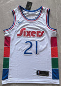 24-25 NBA Philadelphia 76ers #21 Joel Embiid City Edition White Jersey