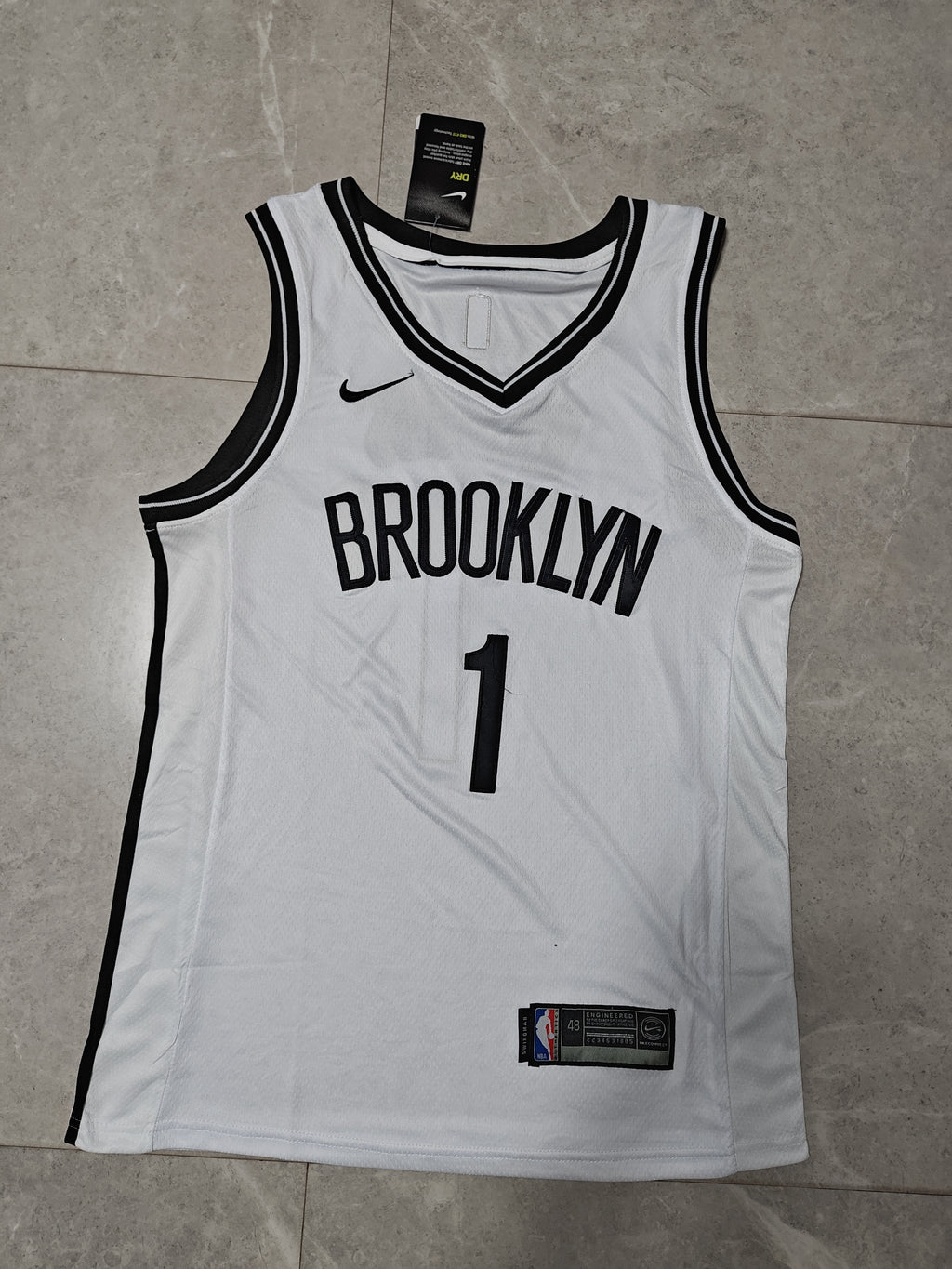 NBA Brooklyn Nets #1 Mikal Bridges White Jersey