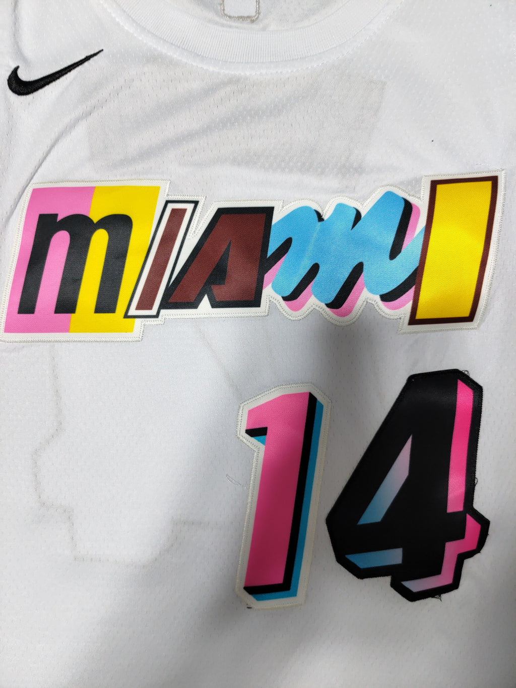 22-23 NBA Miami Heat #14 Tyler Herro Vice City Edition White Jersey
