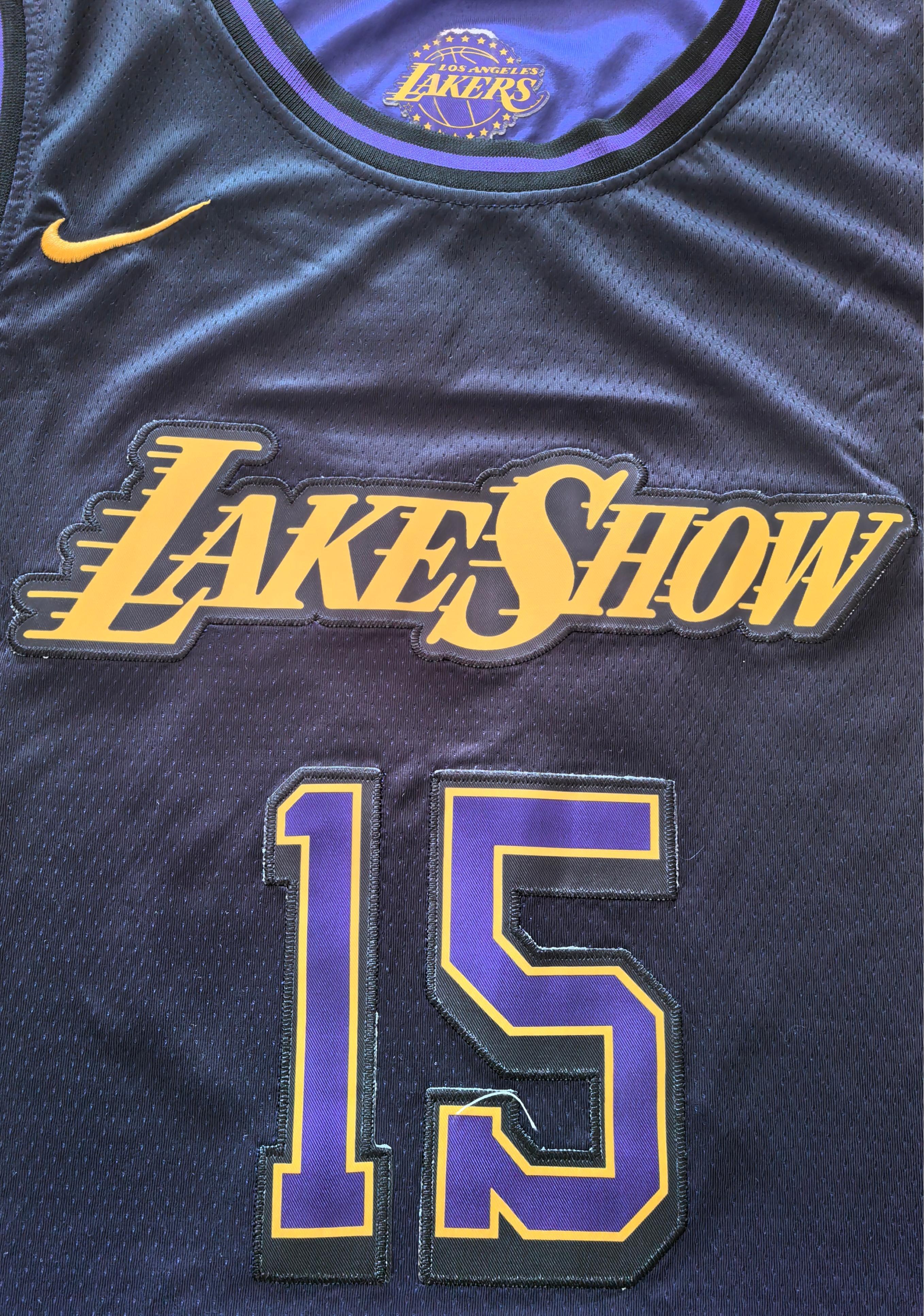 24-25 NBA Los Angeles Lakers #15 Austin Reaves City Edition Gradient Purple Jersey