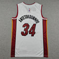 Heat #34 Association Edition White Jersey
