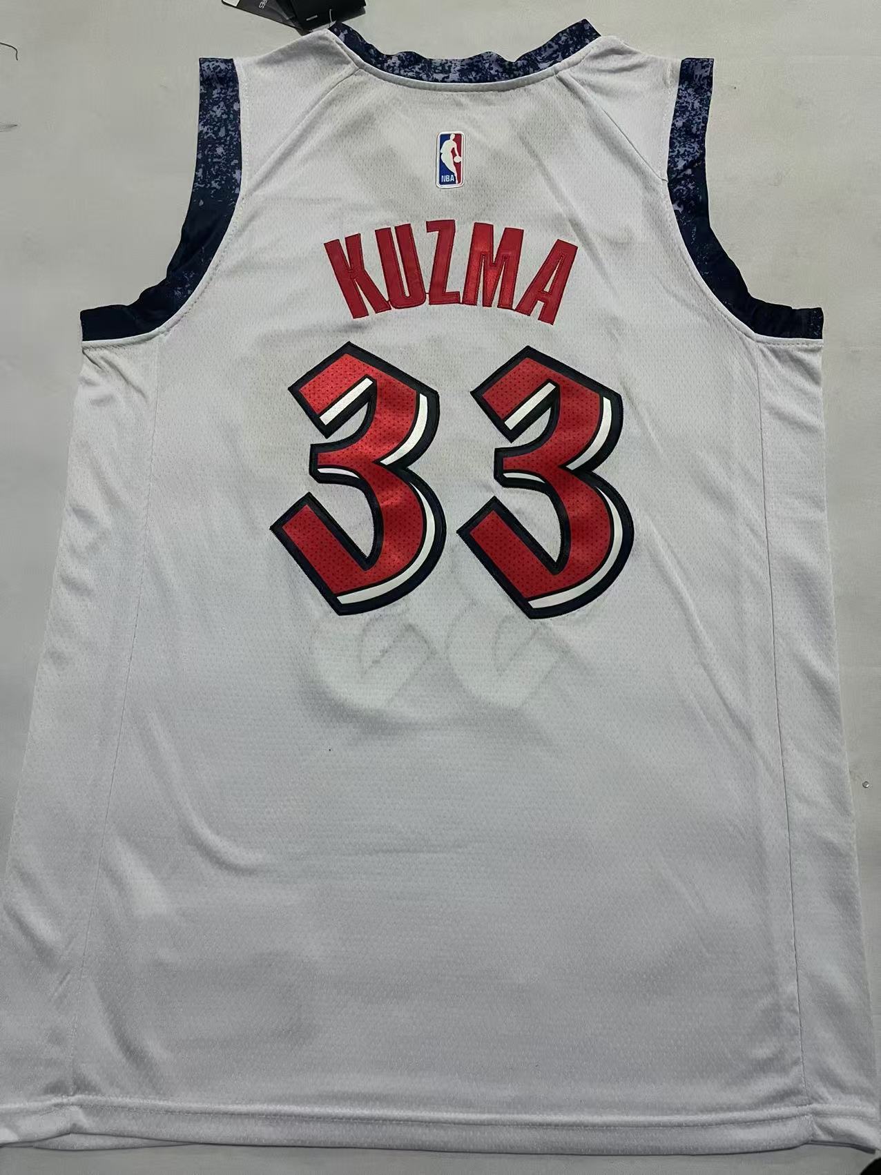 Washington Wizards #33 Kyle Kuzma Nike City Edition Jersey – 2025