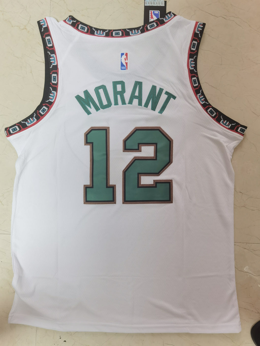 NBA Memphis Grizzlies #12 Ja Morant Retro White Jersey