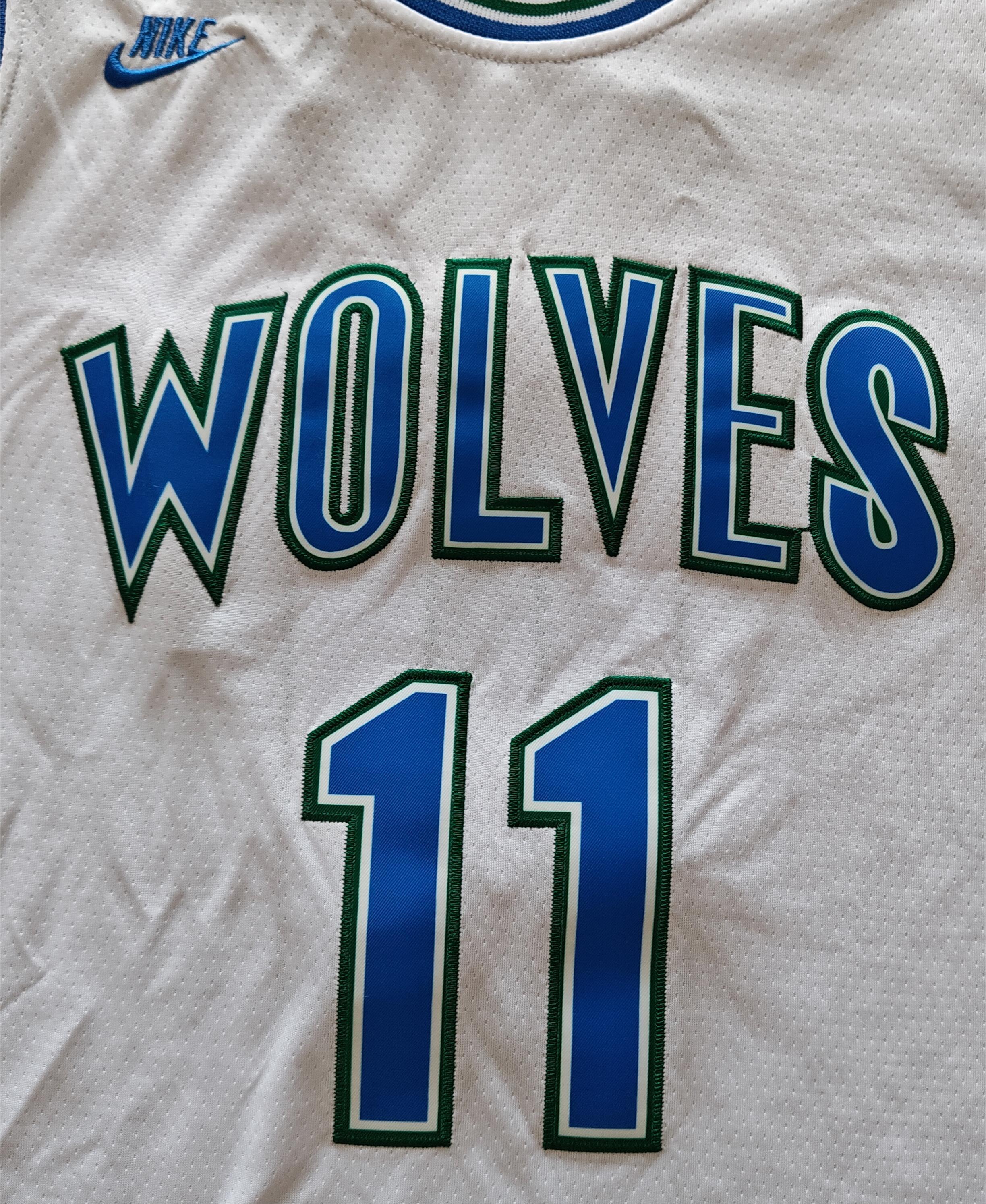 NBA Minnesota Timberwolves #11 Naz Reid Hardwood Classics White Jersey