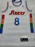 Philadelphia 76ers #8 Nike City Edition Jersey – 2025
