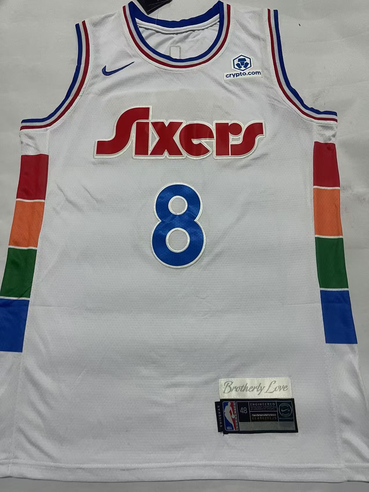 Philadelphia 76ers #8 Nike City Edition Jersey – 2025