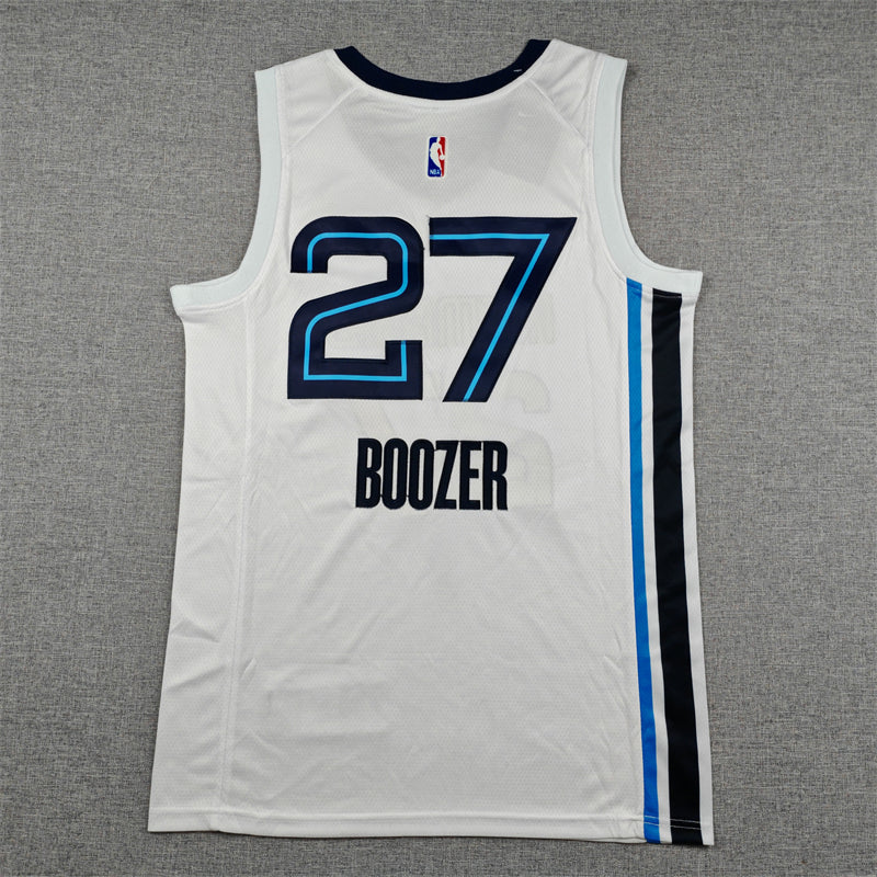 Grizzlies #27 Jaren Jackson Jr. White Statement Jersey — Grit & Grind Edition
