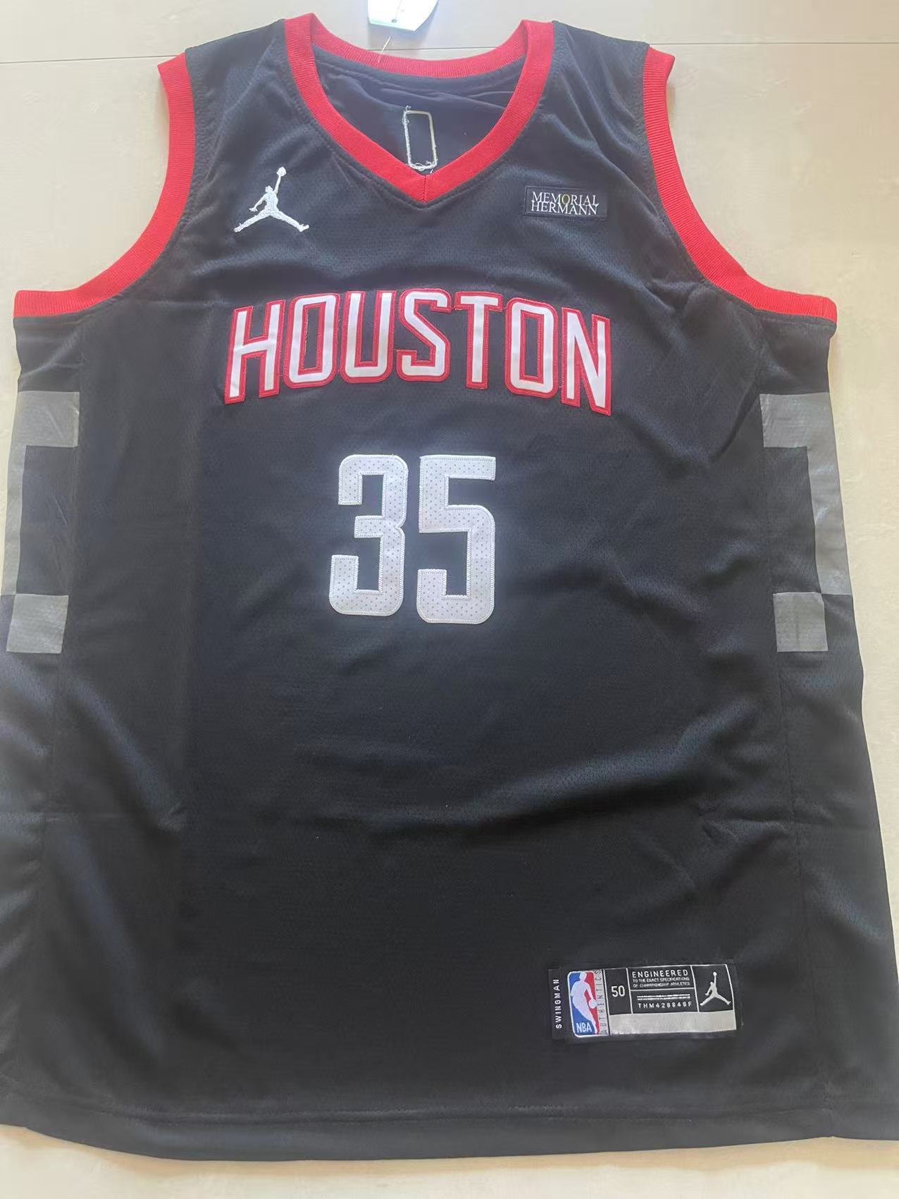 Houston Rockets City Edition Black Hardwood Fan Jersey
