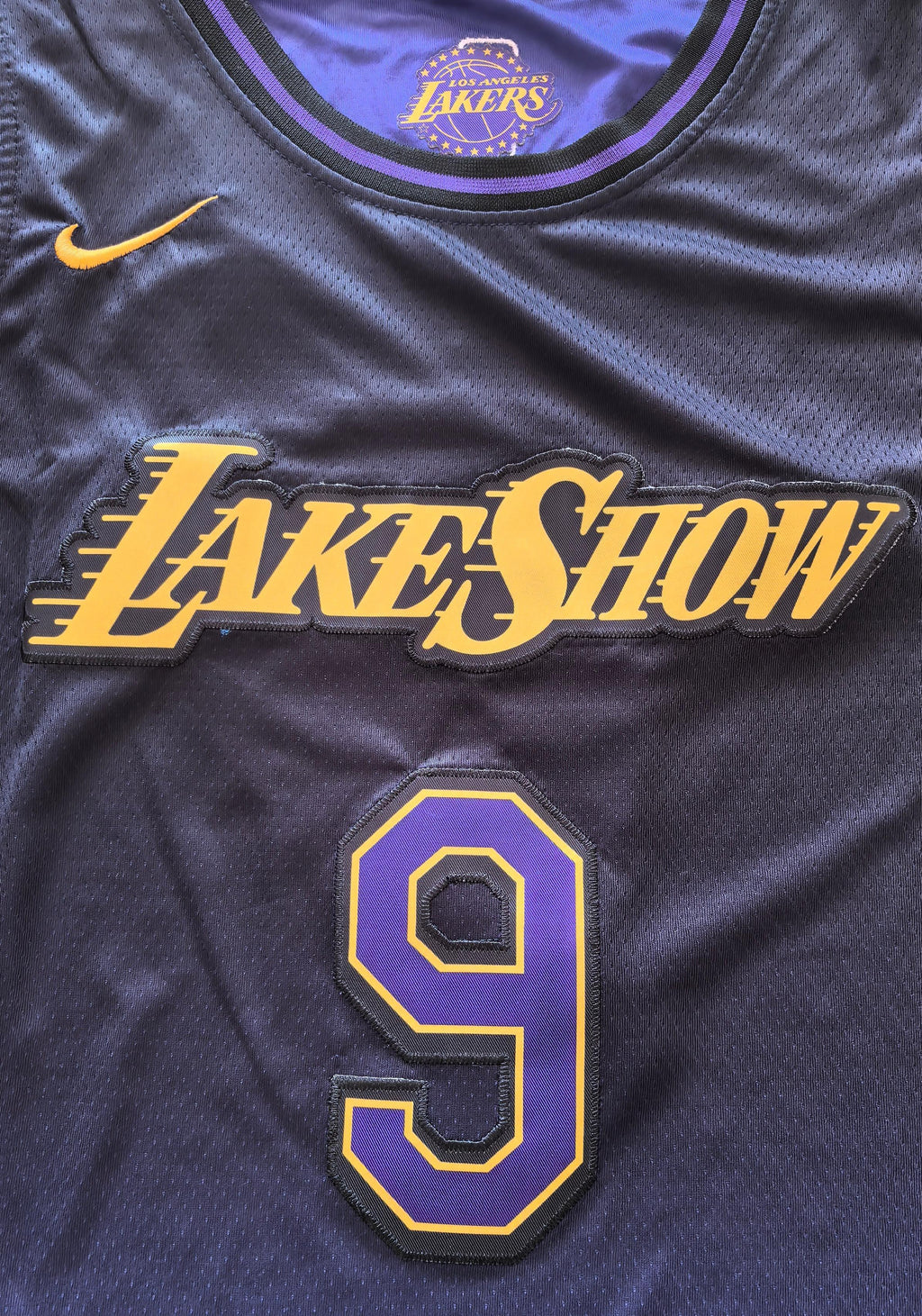 24-25 NBA Los Angeles Lakers #9 Bronny James City Edition Gradient Purple Jersey