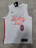 22-23 NBA Philadelphia 76ers #0 Tyrese Maxey City Edition White Jersey