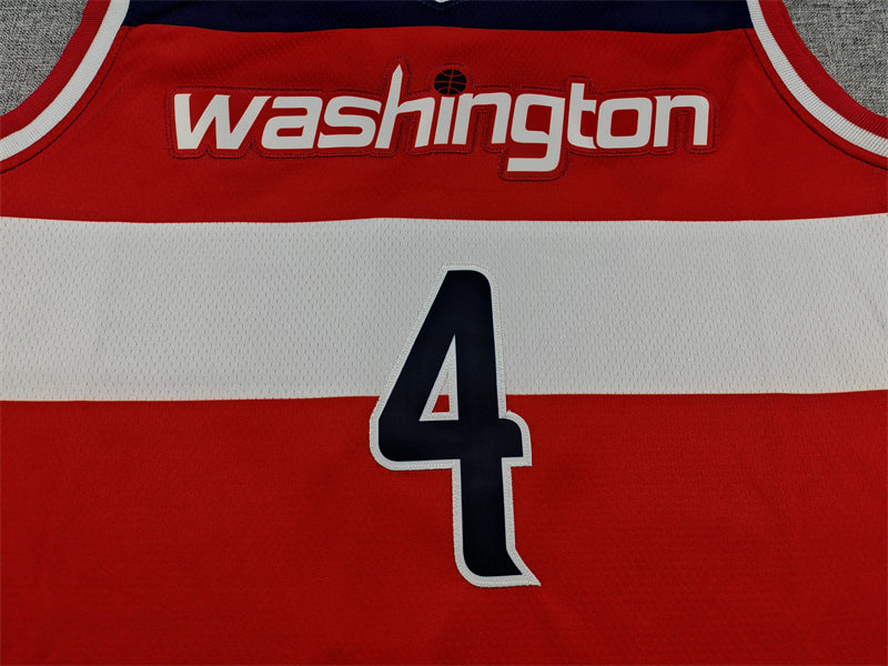 Wizards #4 Statement Edition Red Jersey