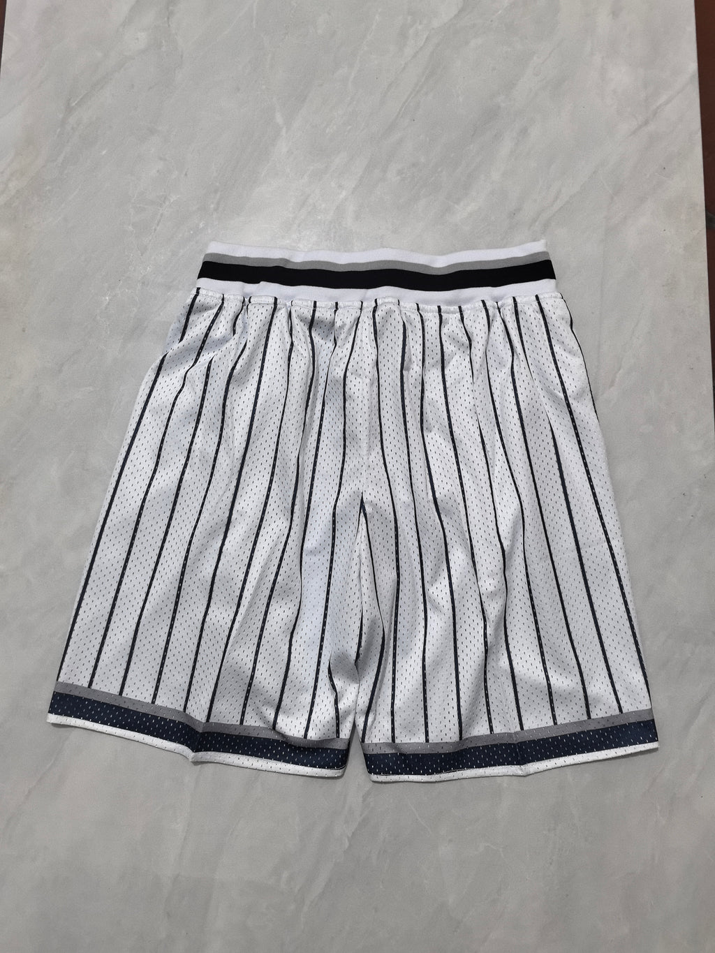 Champion Pinstripe Pocket Shorts – Baseball-Inspired Streetwear
