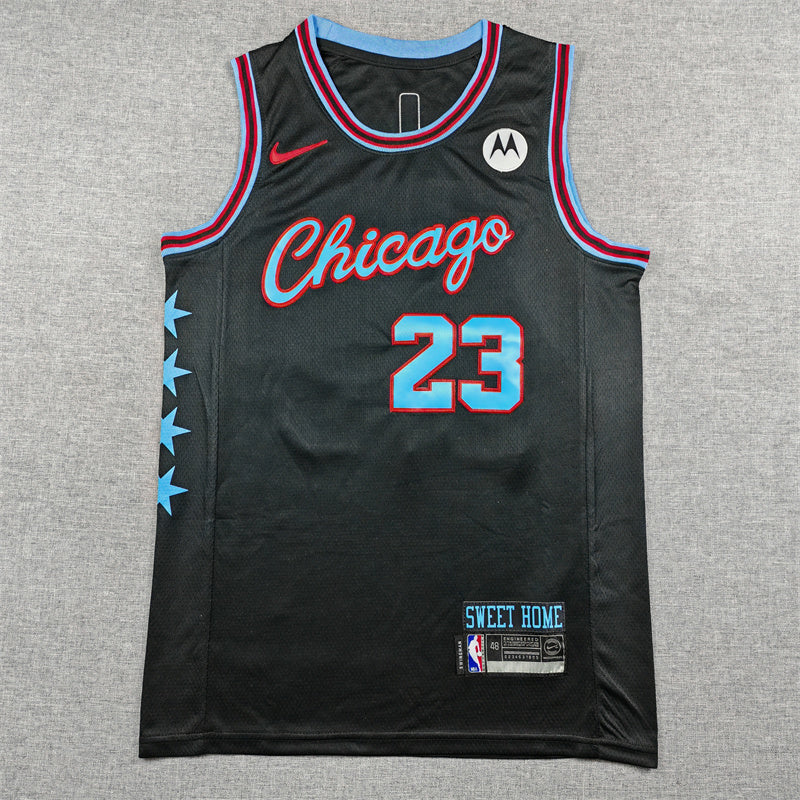 Chicago Bulls City Edition Black Statement Jersey