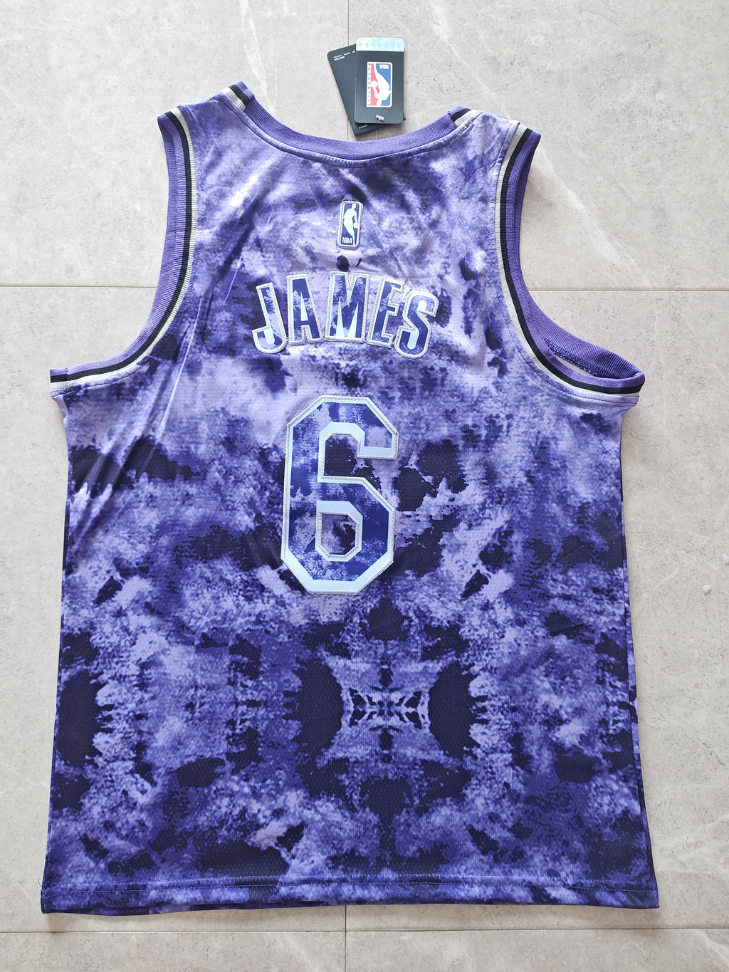 22-23 NBA Los Angeles Lakers #6 LeBron James Statement Edition Purple Jersey