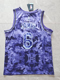 22-23 NBA Los Angeles Lakers #6 LeBron James Statement Edition Purple Jersey