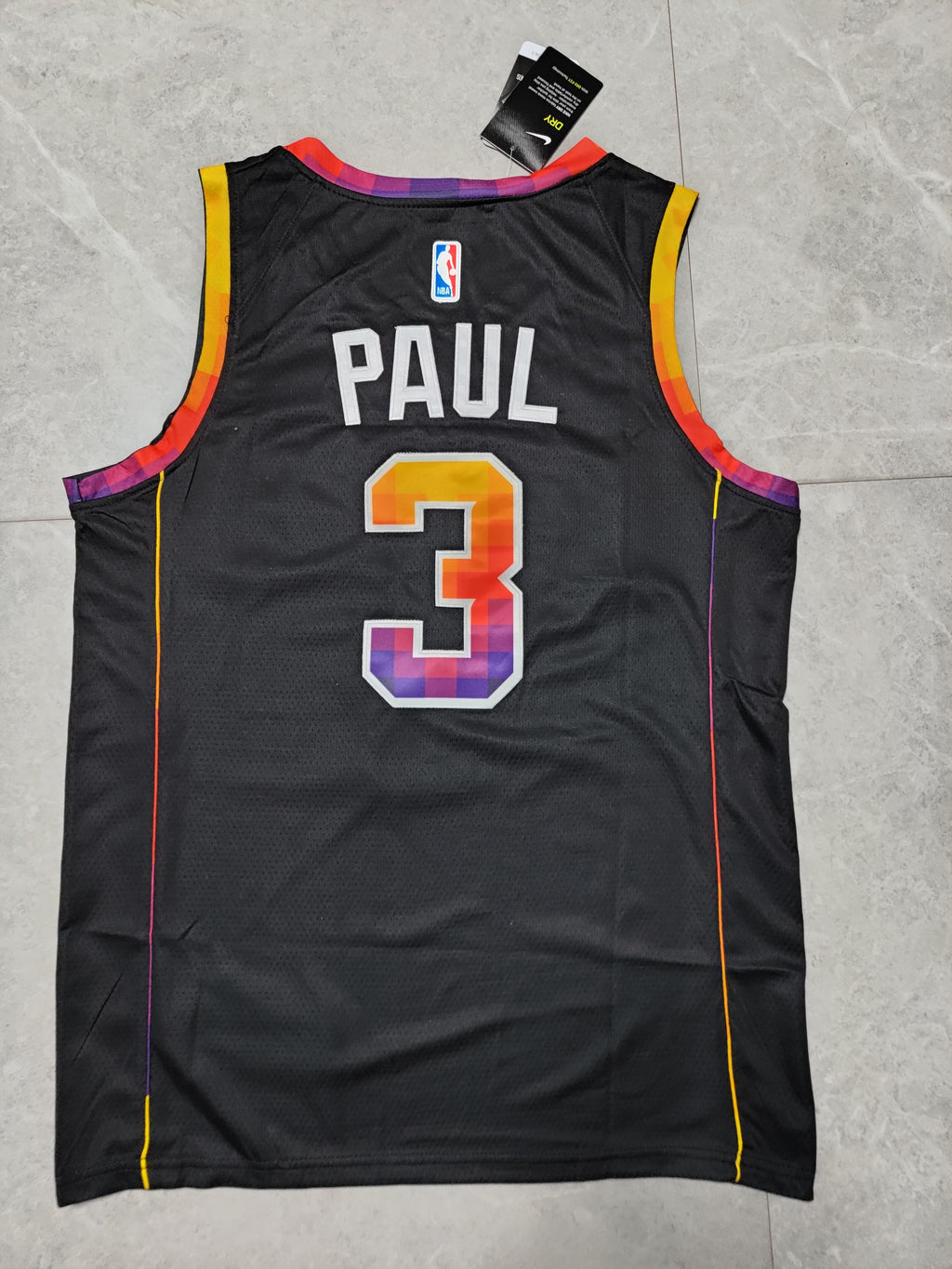 22-23 NBA Phoenix Suns #3 Chris Paul Statement Edition Black Jersey