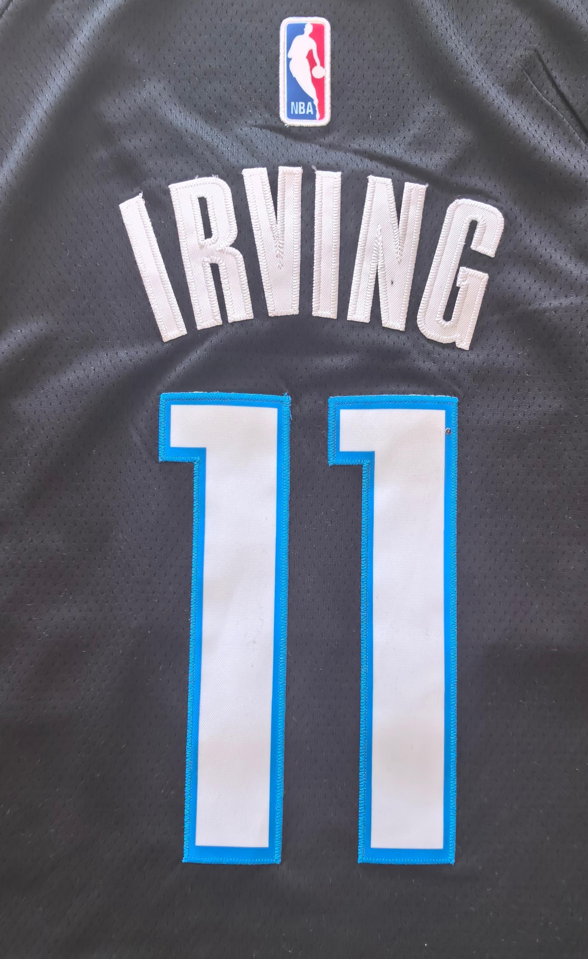 NBA Dallas Mavericks #11 Kyrie Irving City Edition Black Jersey