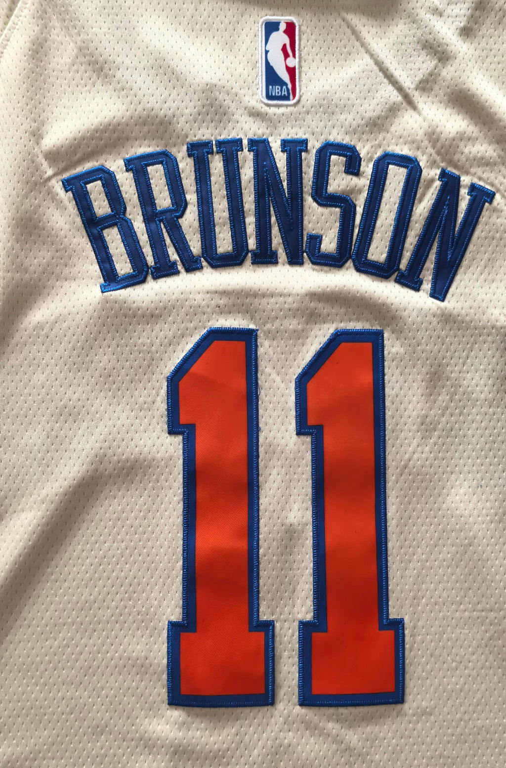 NBA New York Knicks #11 Jalen Brunson City Edition Cream White Jersey