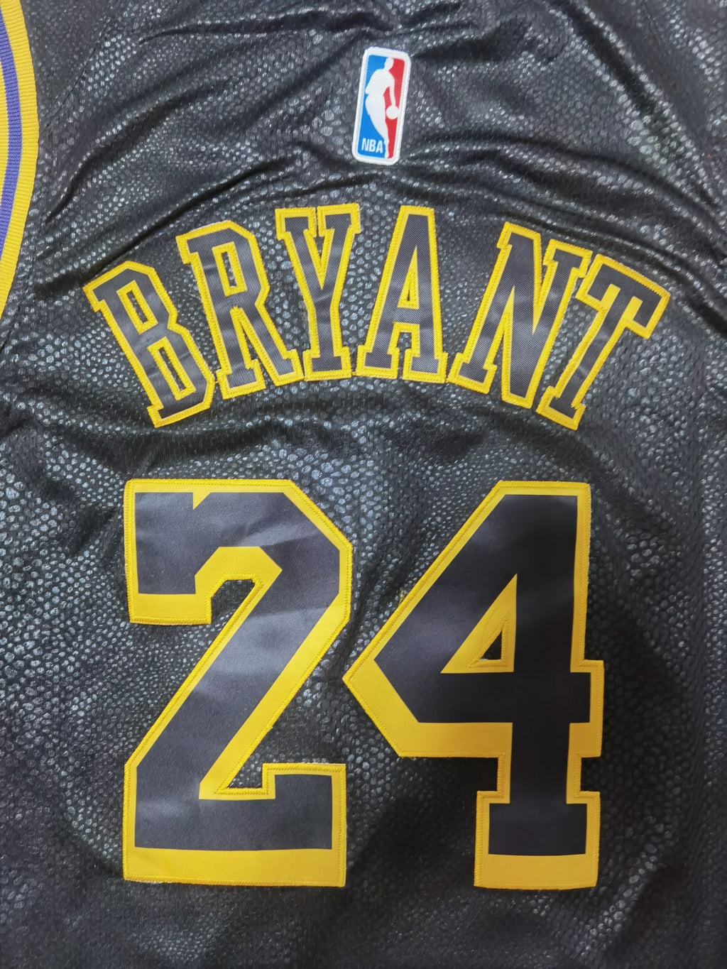 Nike NBA Los Angeles Lakers #24 Kobe Bryant Mamba Mentality City Edition Swingman Jersey – Black