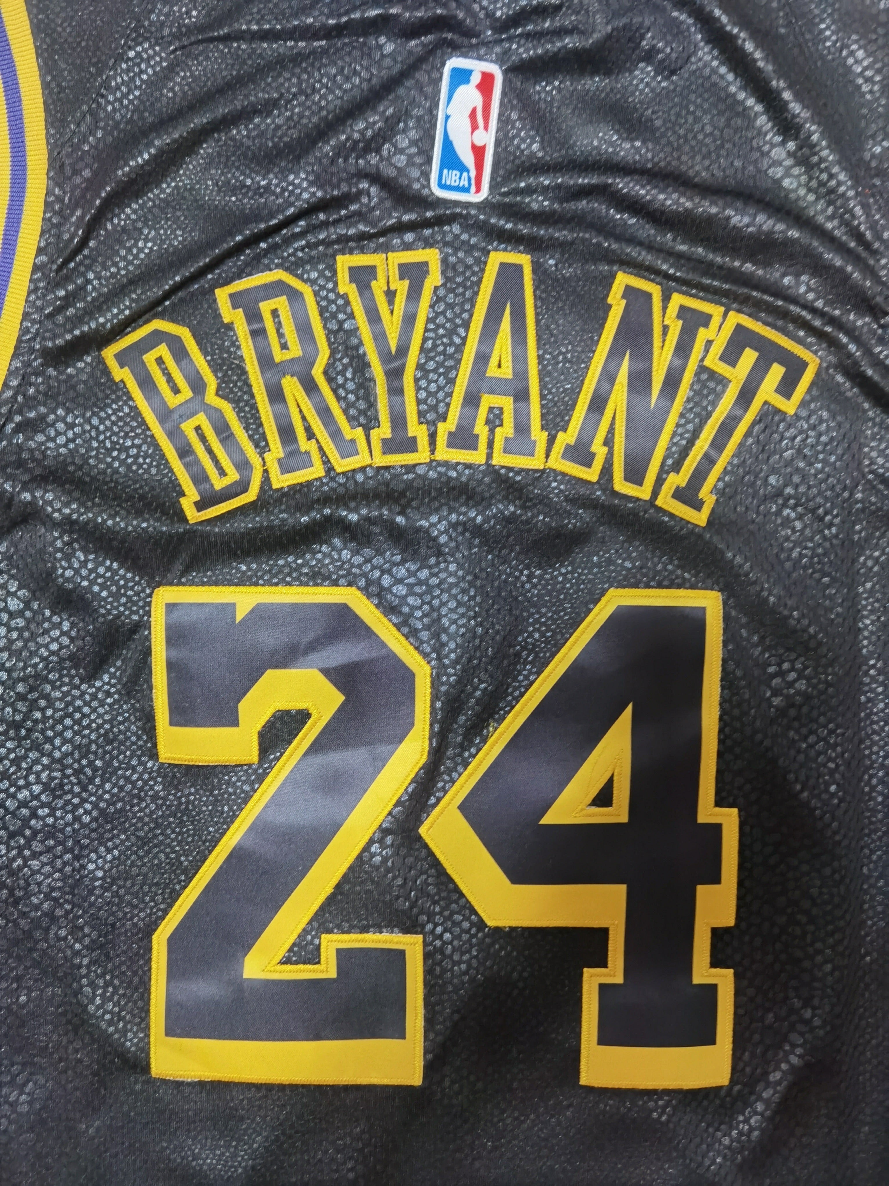 Nike NBA Los Angeles Lakers #24 Kobe Bryant Mamba Mentality City Edition Swingman Jersey – Black