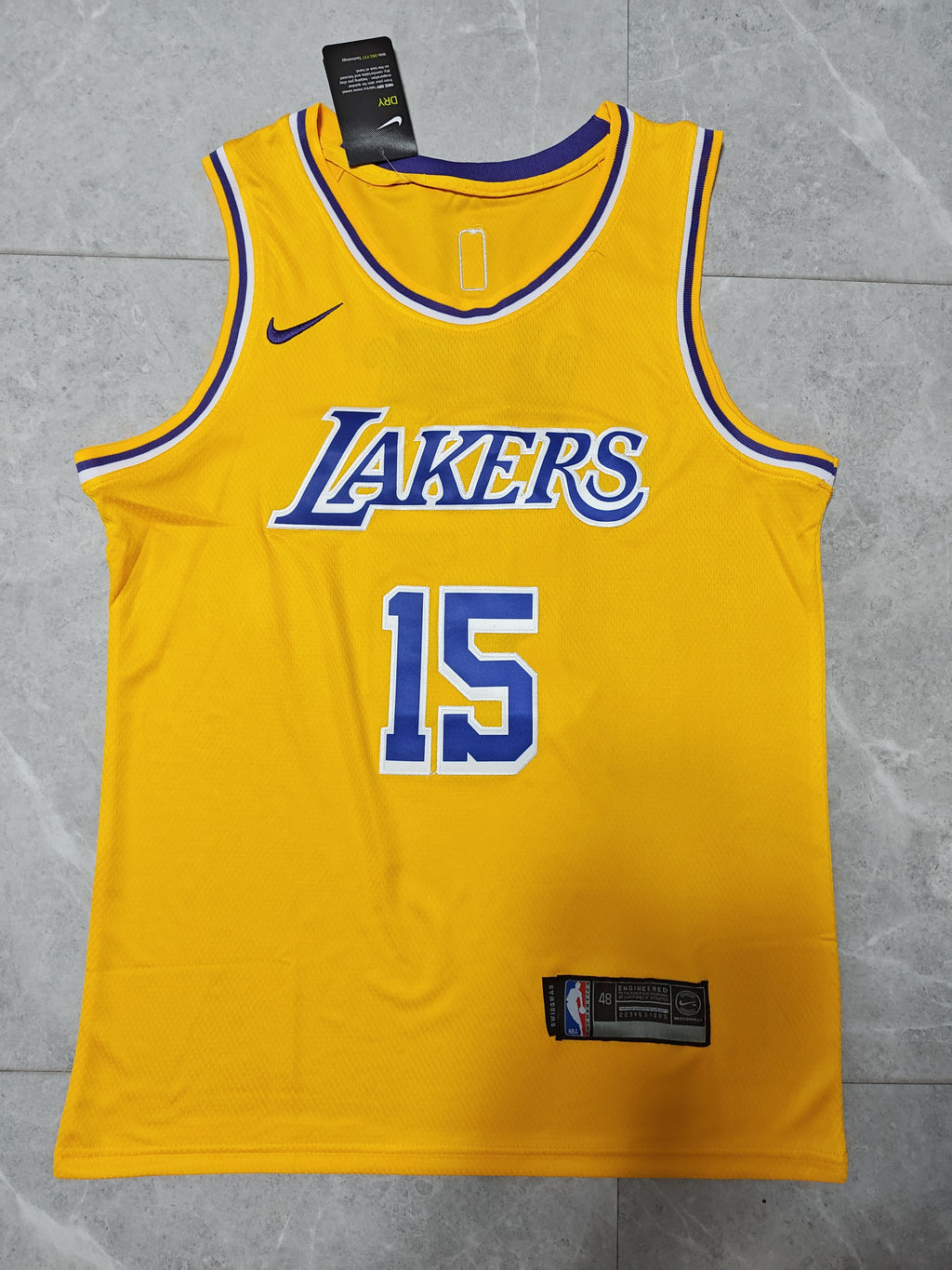 25-26 NBA Los Angeles Lakers #77 Luka Doncic Statement Edition Yellow Jersey