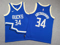 Kids 2025 Bucks #34 City Edition Pocket Basketball Shorts