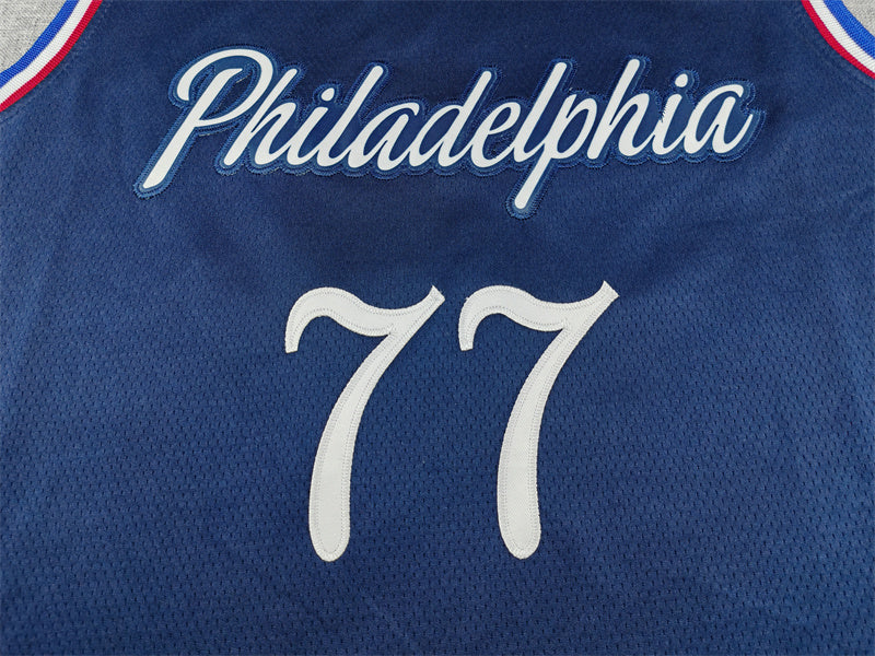 Philadelphia 76ers City Edition Navy Swingman Jersey
