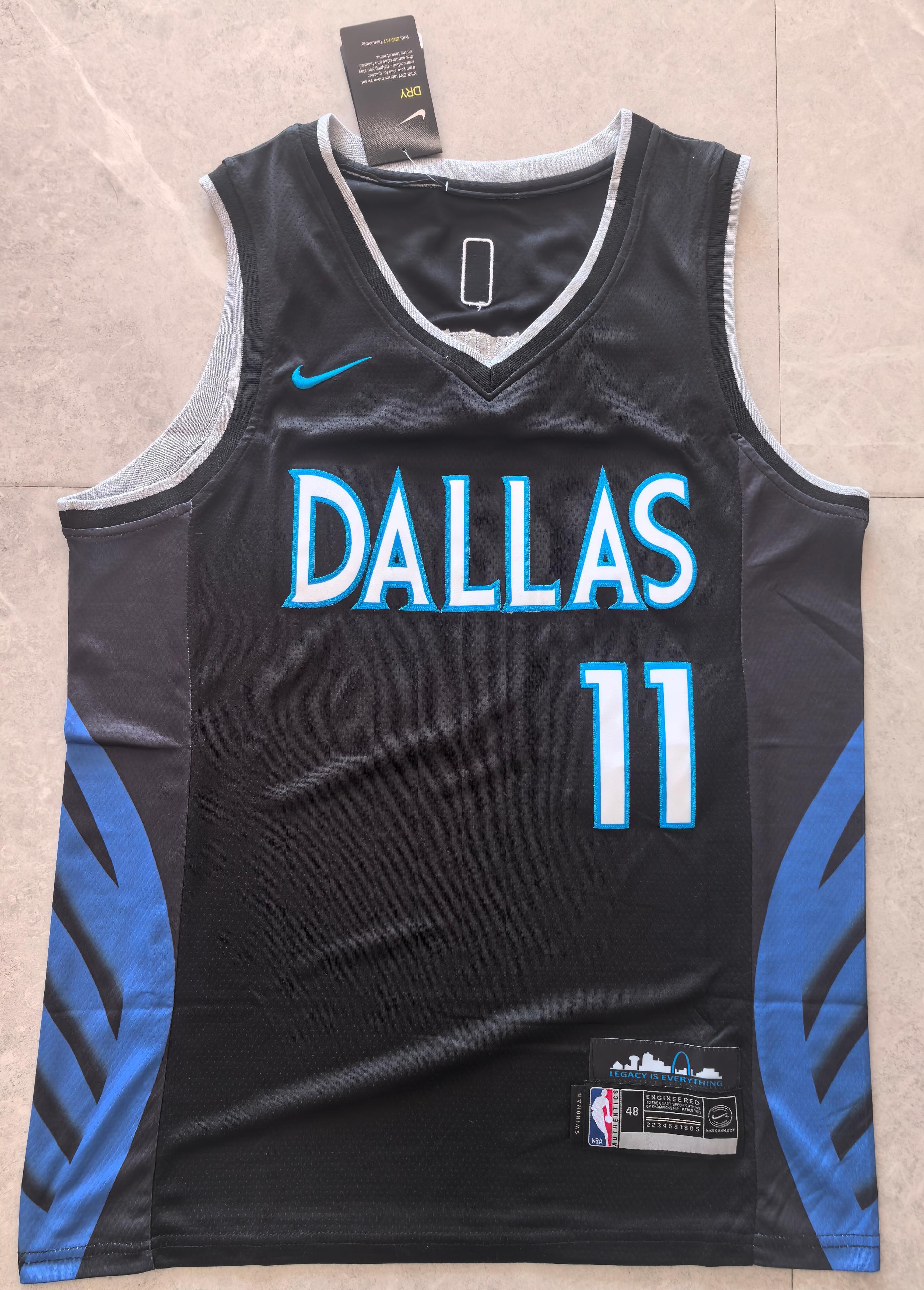 NBA Dallas Mavericks #11 Kyrie Irving City Edition Black Jersey