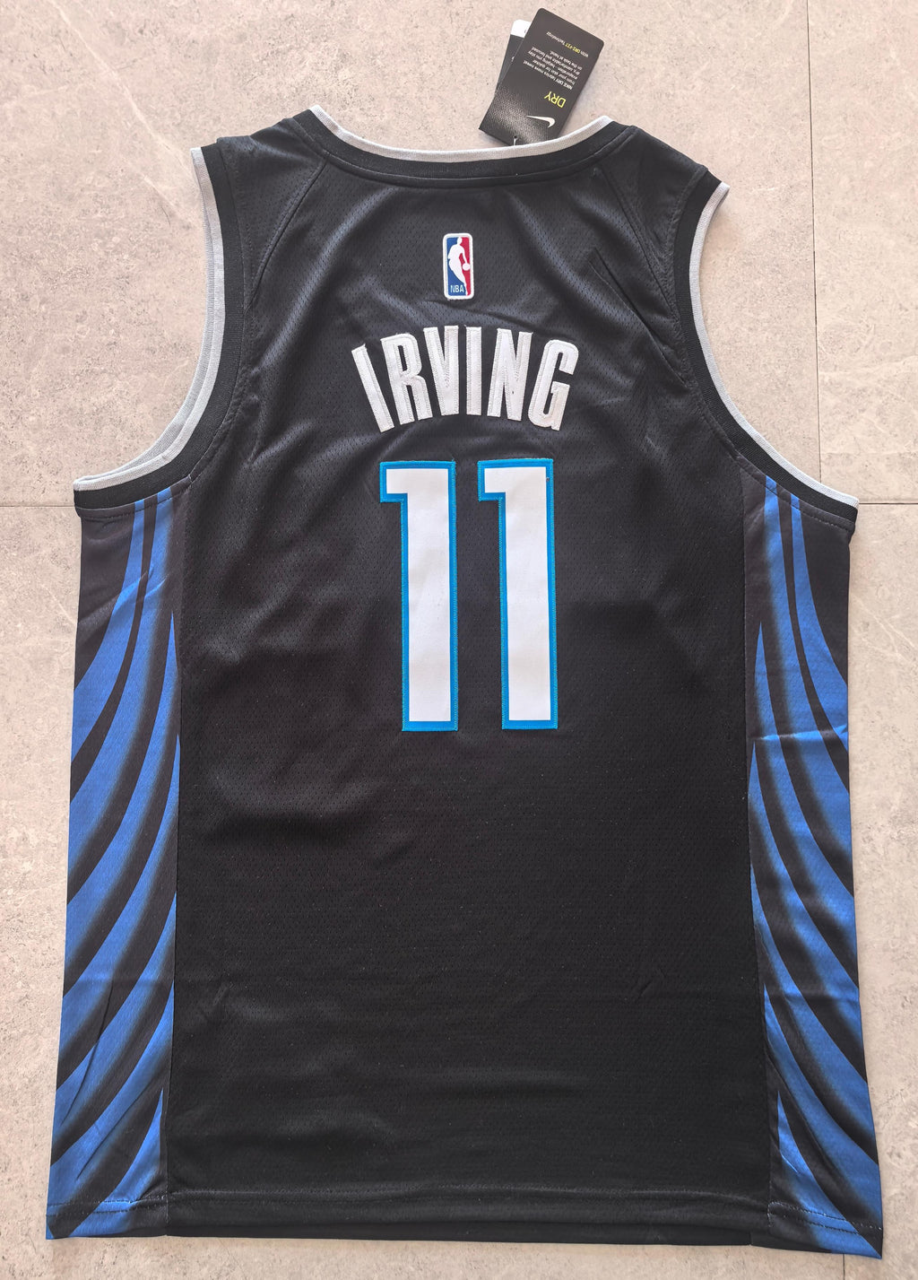 NBA Dallas Mavericks #11 Kyrie Irving City Edition Black Jersey