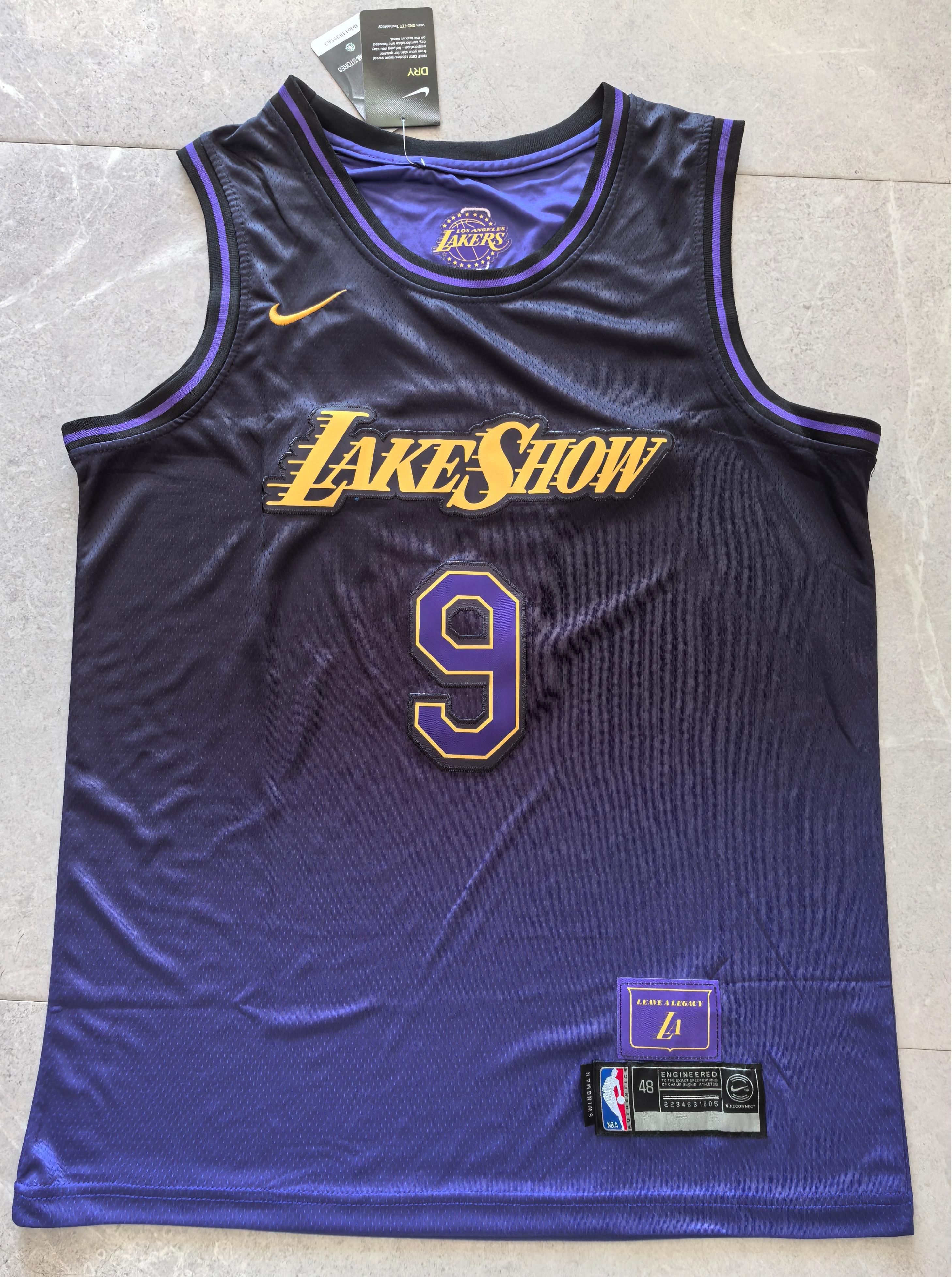 24-25 NBA Los Angeles Lakers #9 Bronny James City Edition Gradient Purple Jersey