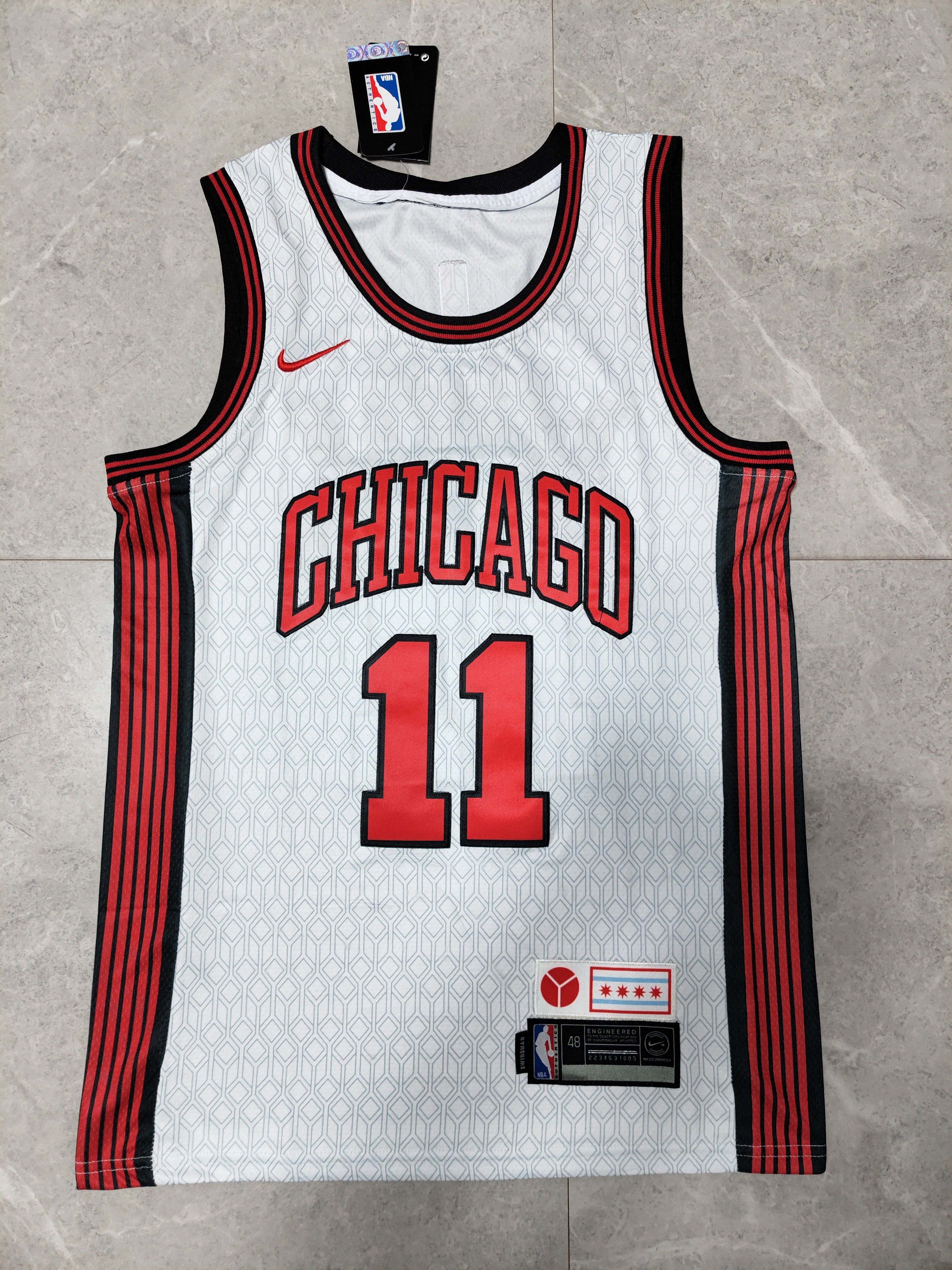22-23 NBA Chicago Bulls #11 DeMar DeRozan White Jersey