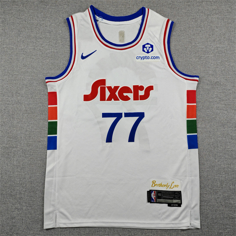 Philadelphia 76ers City Edition White Swingman Jersey