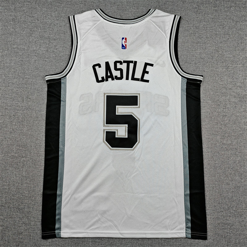 San Antonio Spurs Association Edition White Swingman Jersey