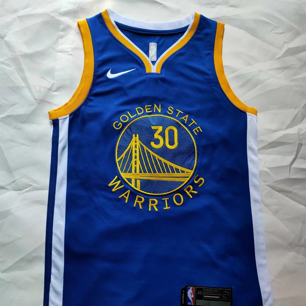 Warriors #30 Stephen Curry Yellow City Edition Nike Connected Jersey