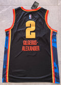 24-25 NBA Oklahoma City Thunder #2 Shai Gilgeous-Alexander City Edition Gray Jersey
