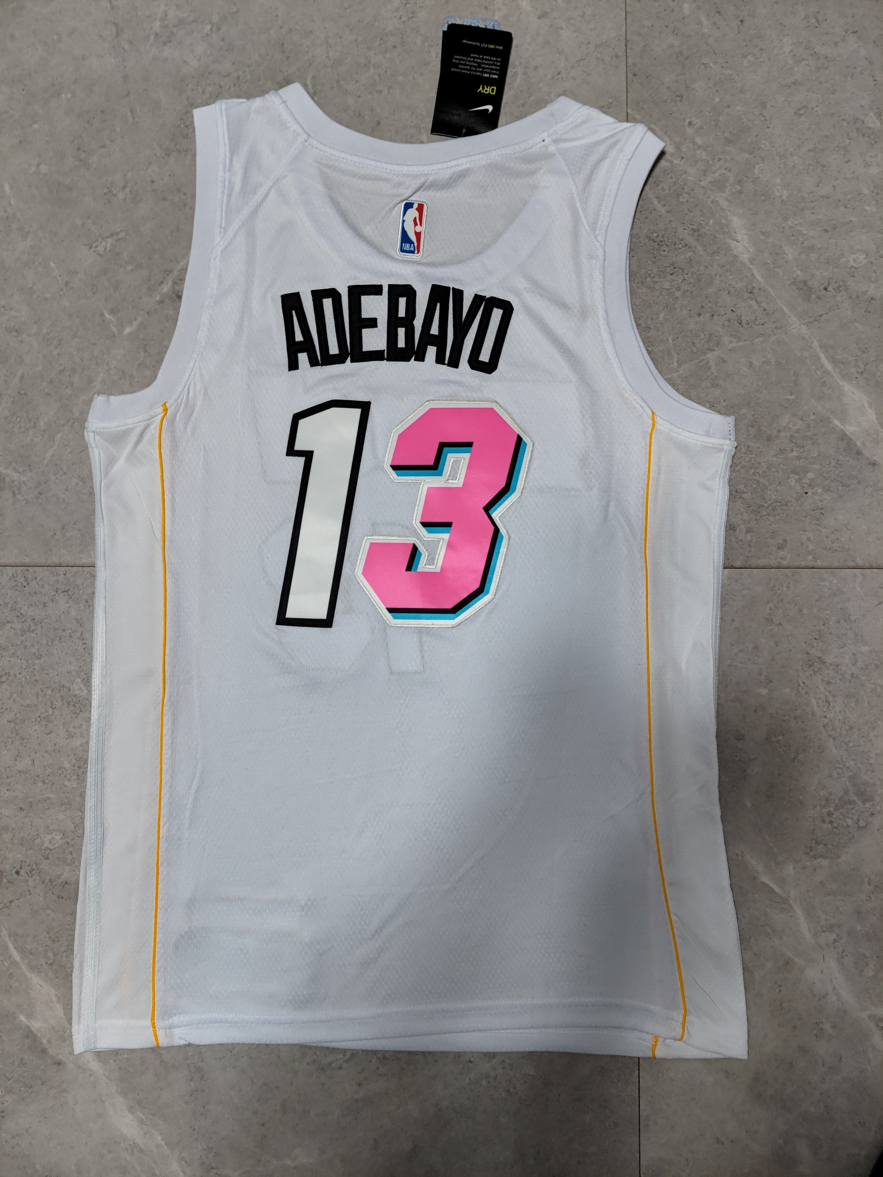 22-23 NBA Miami Heat #13 Bam Adebayo City Edition White Jersey
