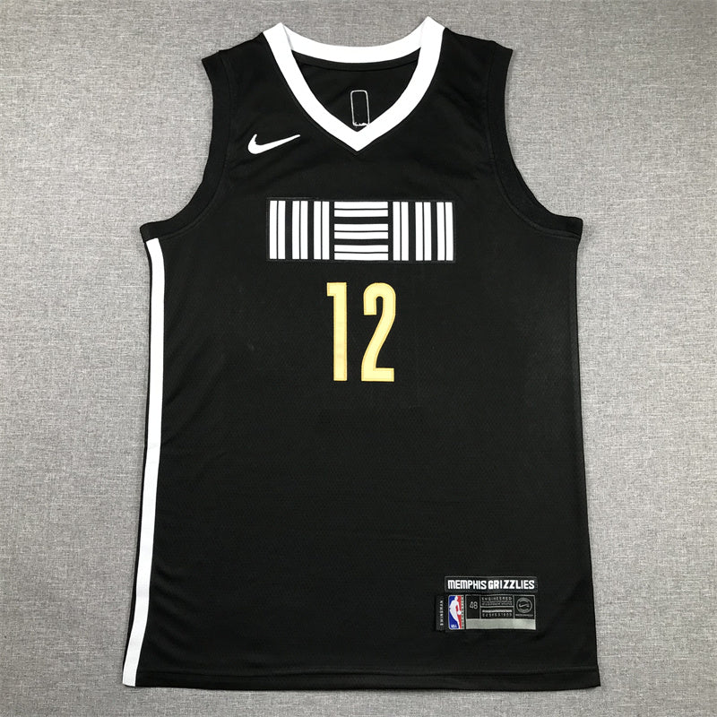 24-25 NBA Memphis Grizzlies #12 Ja Morant City Edition Black Jersey