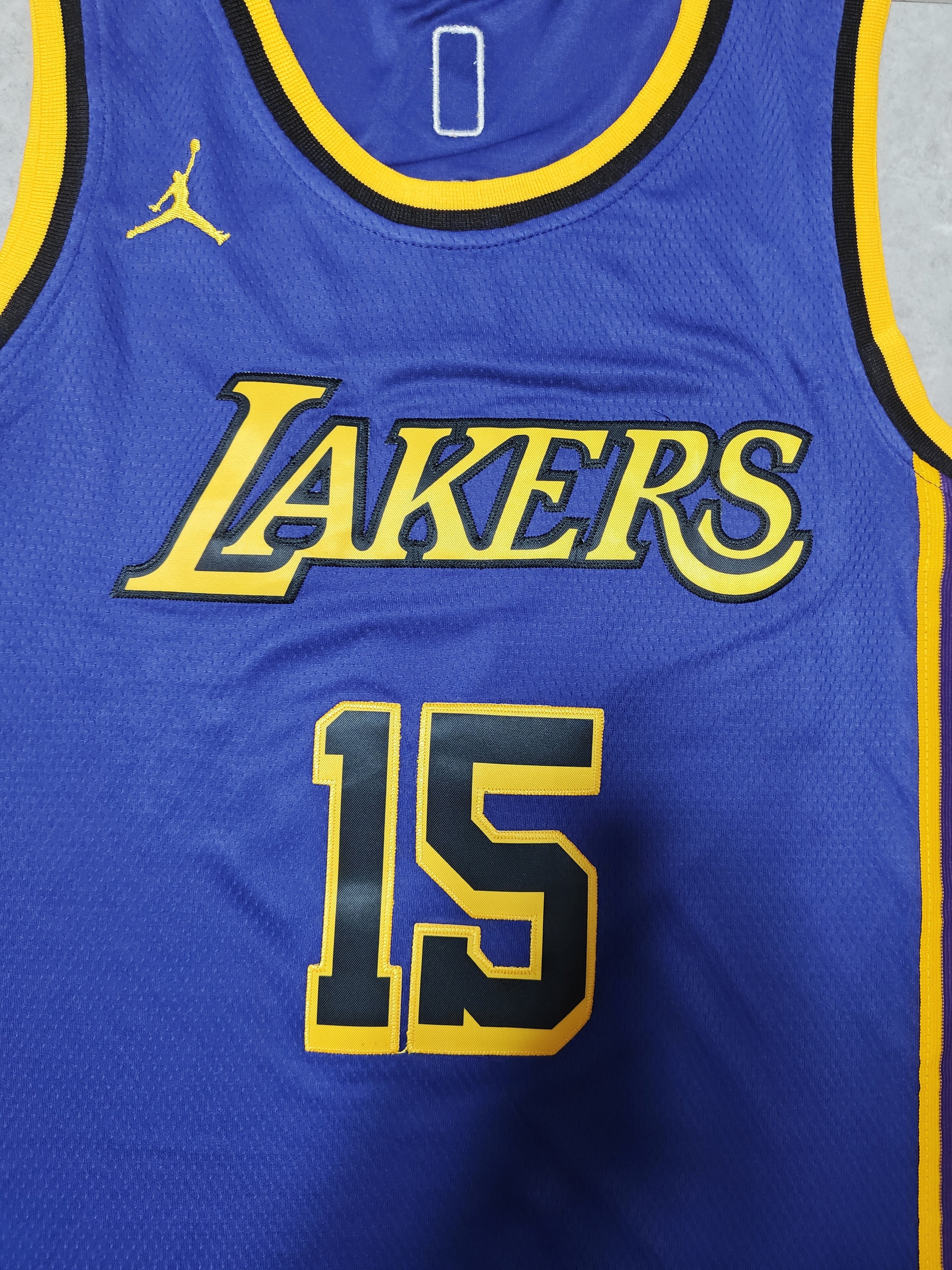 22-23 NBA Los Angeles Lakers #15 Austin Reaves Statement Edition Purple Jersey