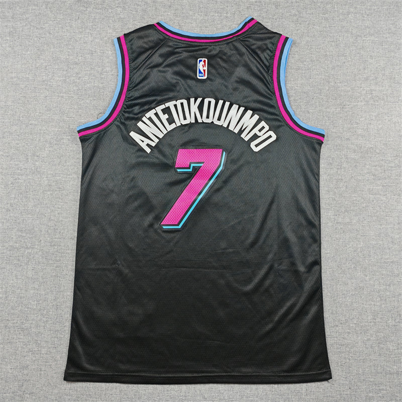Heat #7 City Edition Black Jersey