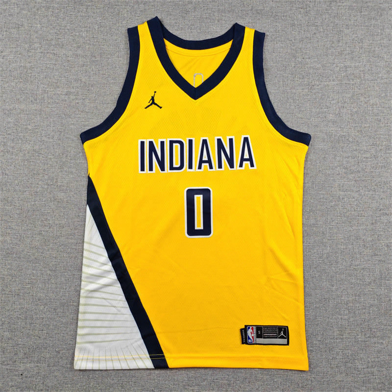 Kids 2025 Pacers #0 City Edition Pocket Basketball Shorts