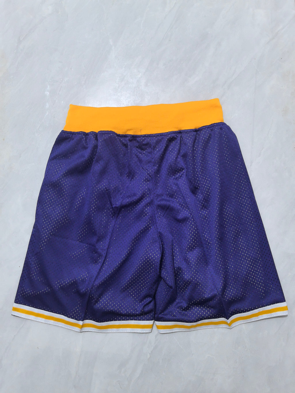 Los Angeles Lakers Retro Pocket Shorts – Purple Reign Edition