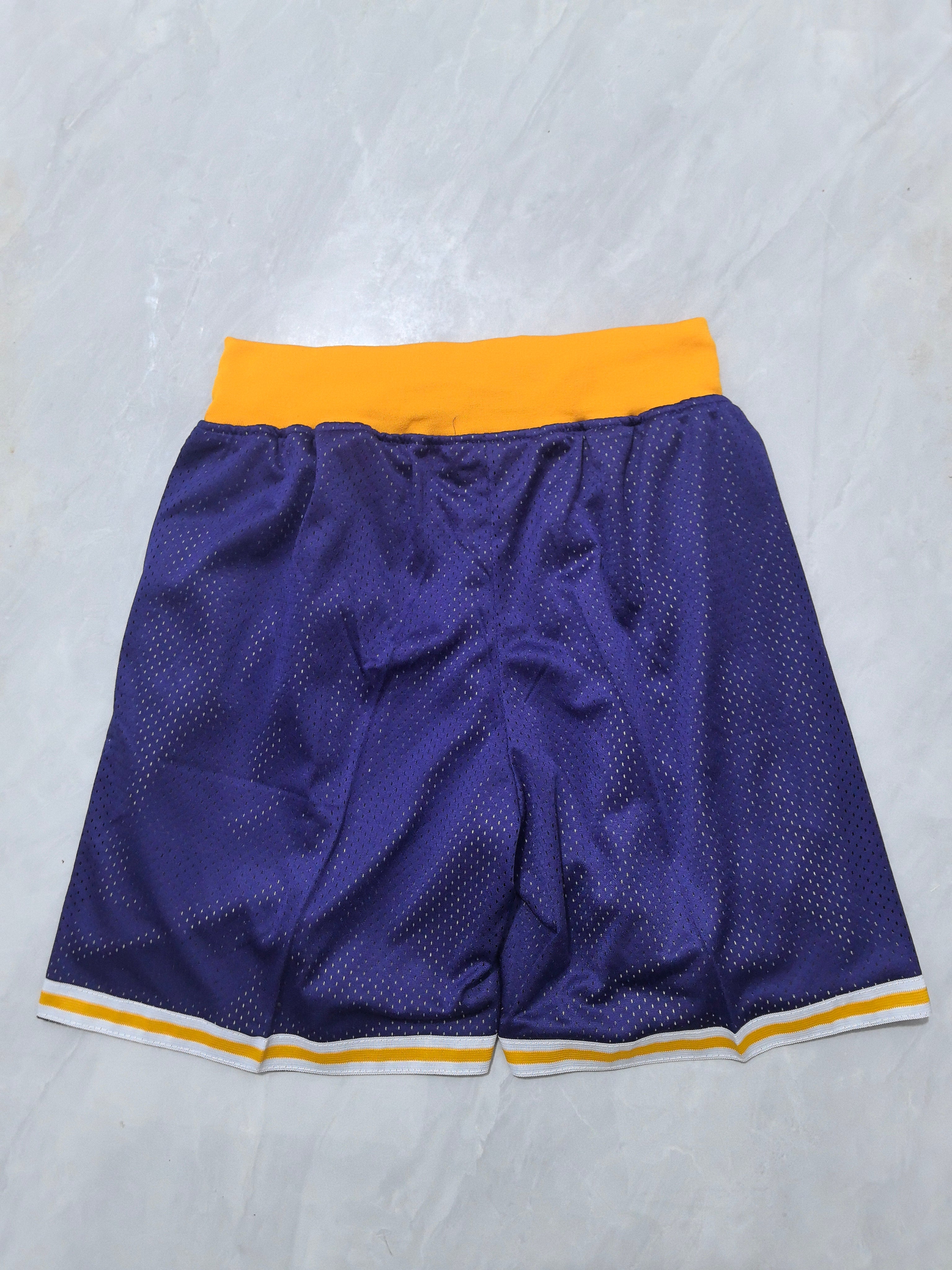 Los Angeles Lakers Retro Pocket Shorts – Purple Reign Edition