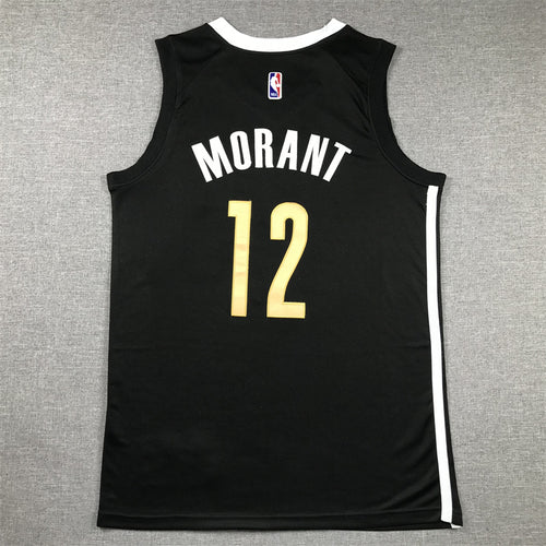 24-25 NBA Memphis Grizzlies #12 Ja Morant City Edition Black Jersey