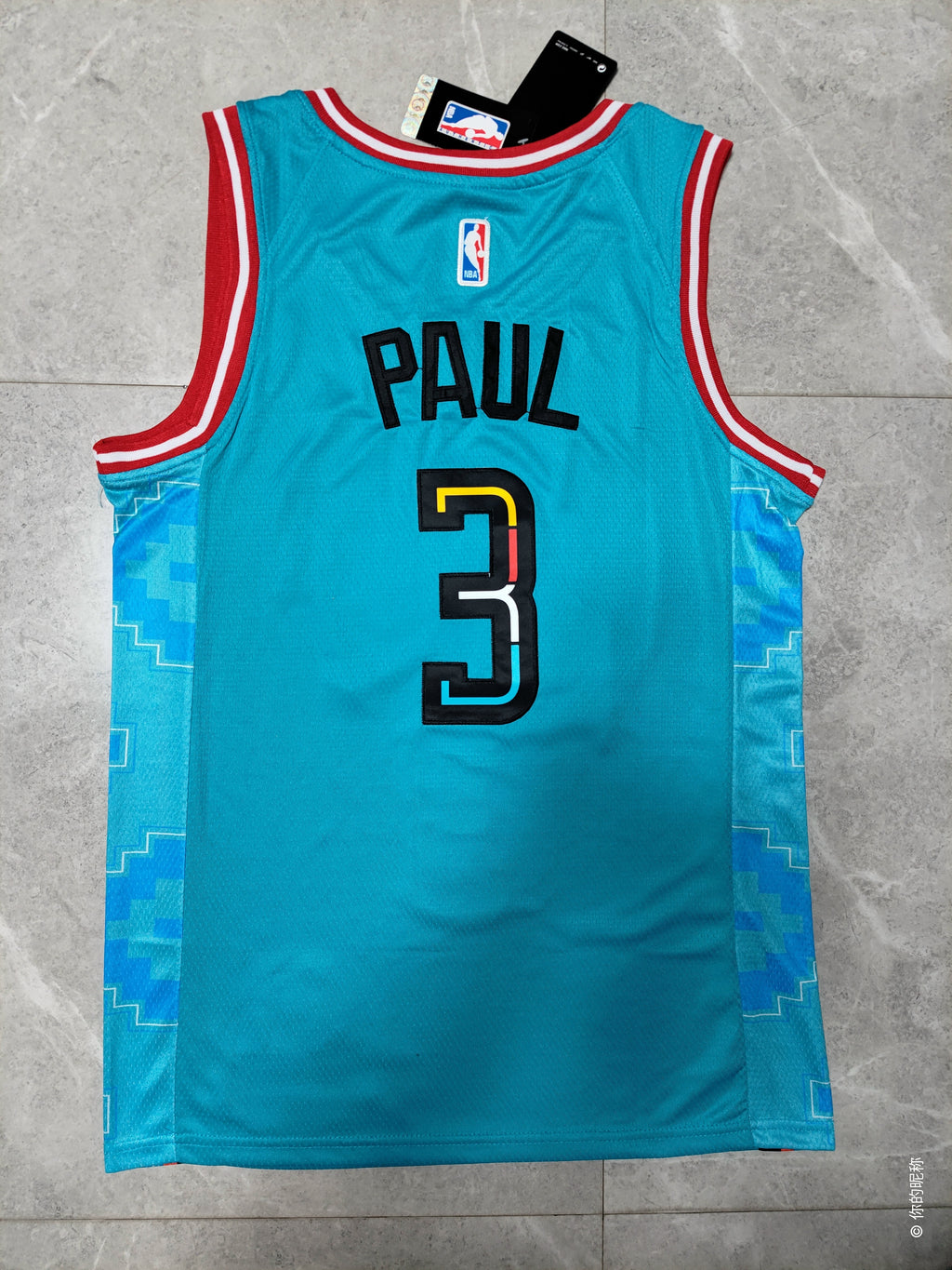 22-23 NBA Phoenix Suns #3 Chris Paul City Edition Turquoise Jersey
