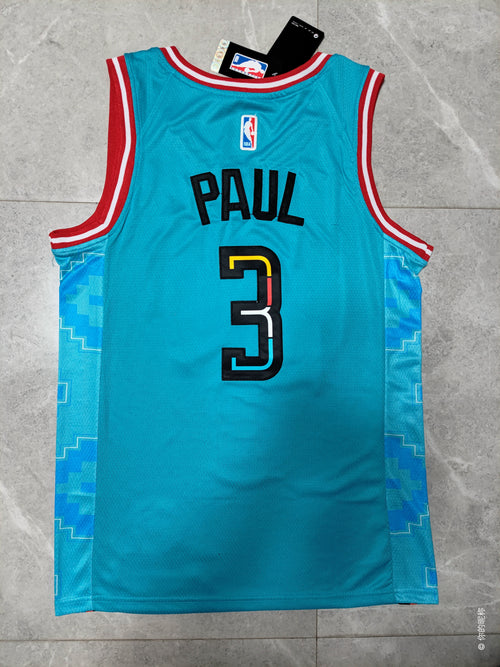 22-23 NBA Phoenix Suns #3 Chris Paul City Edition Turquoise Jersey