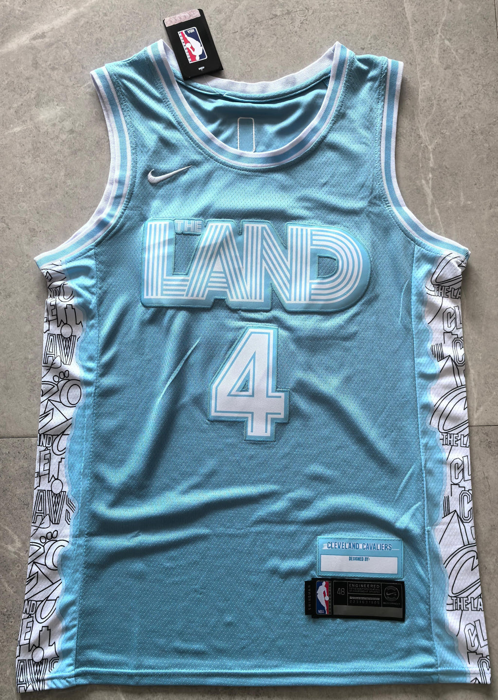 23-24 NBA Cleveland Cavaliers #4 Evan Mobley City Edition Jersey